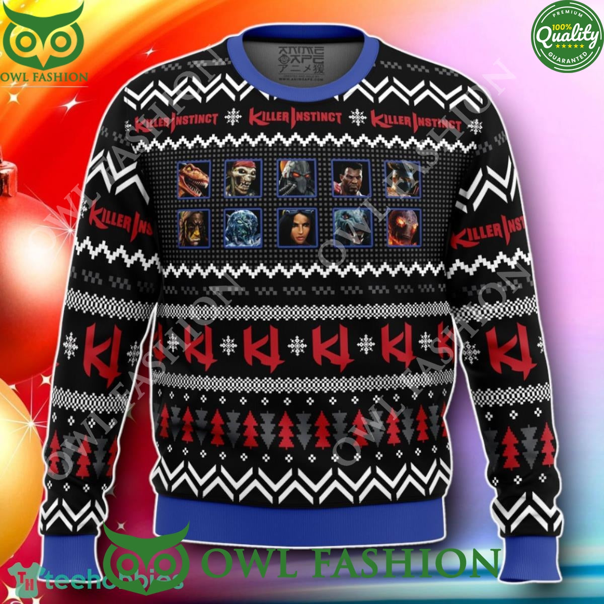 Instinct Of A Killer Select Christmas New Design 2024 - Adult & Kids T-Shirts, Sweatshirts & Hoodies apparel design preview 1