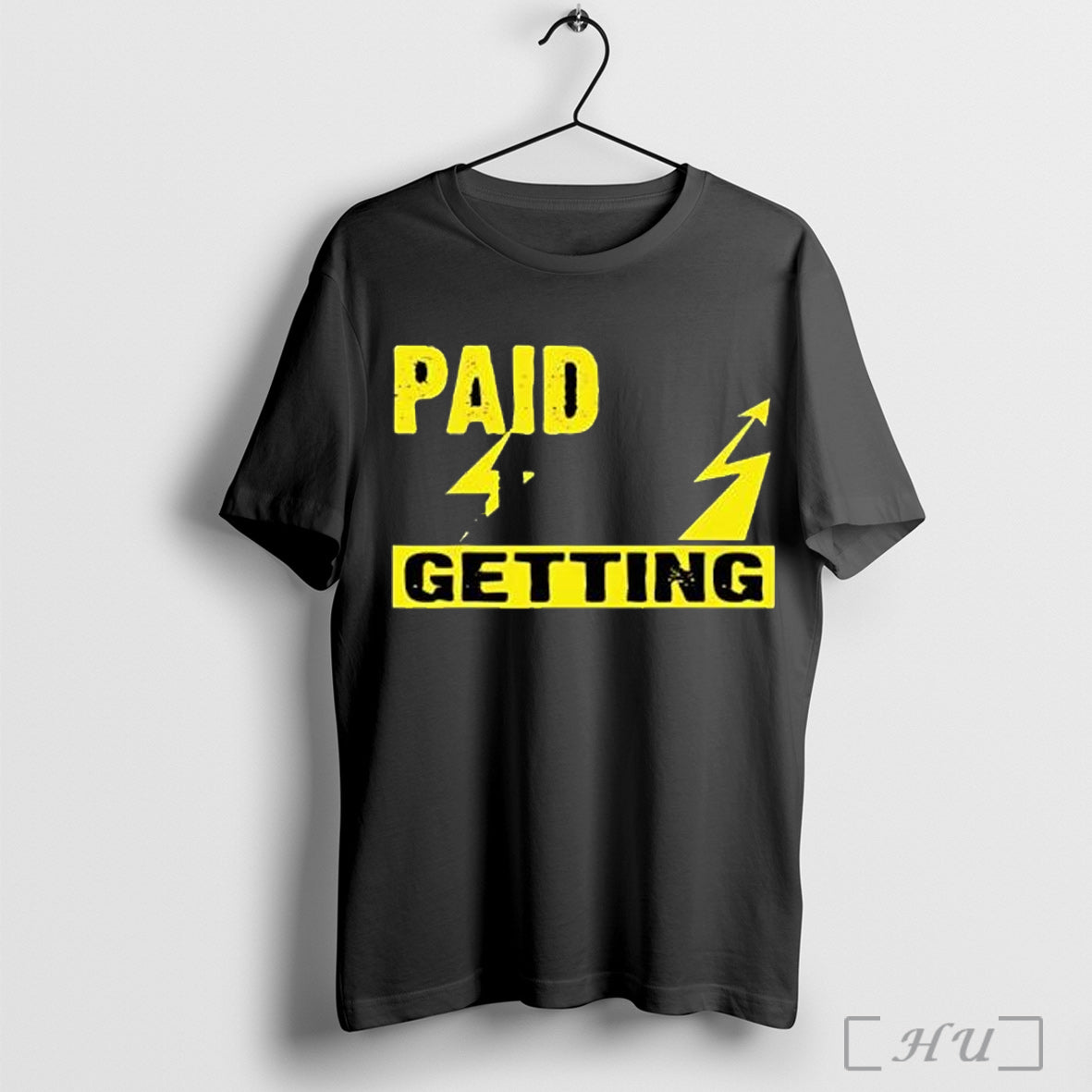 Paid Getting Lightning - Adult & Kids T-Shirts, Sweatshirts & Hoodies apparel design preview 1