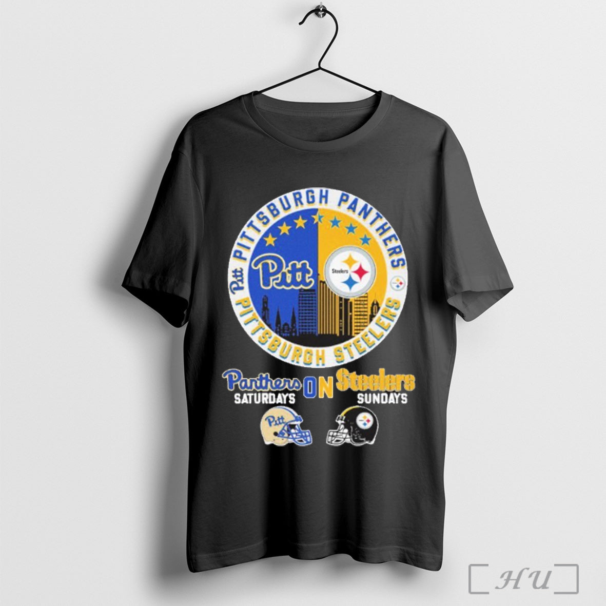 Panther Saturdays On Steelers Sundays - Adult & Kids T-Shirts, Sweatshirts & Hoodies apparel design preview 1