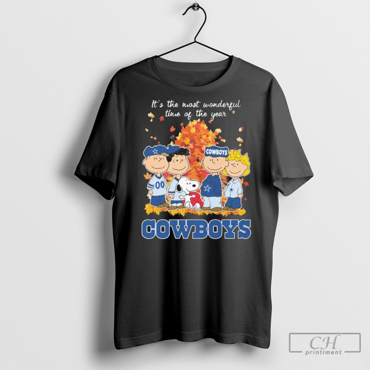 Peanuts Cowboys Its The Most Wonderful Time Of Year - Adult & Kids T-Shirts, Sweatshirts & Hoodies apparel design preview 1