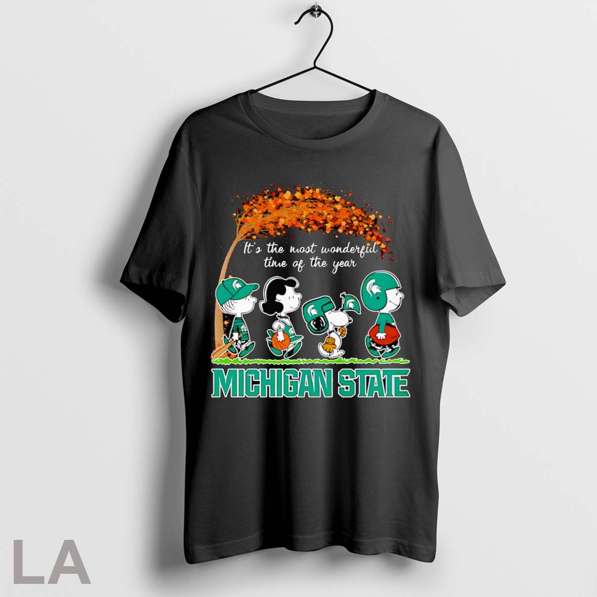 Peanuts Its The Most Wonderful Time Of Year Michigan - Adult & Kids T-Shirts, Sweatshirts & Hoodies apparel design preview 1