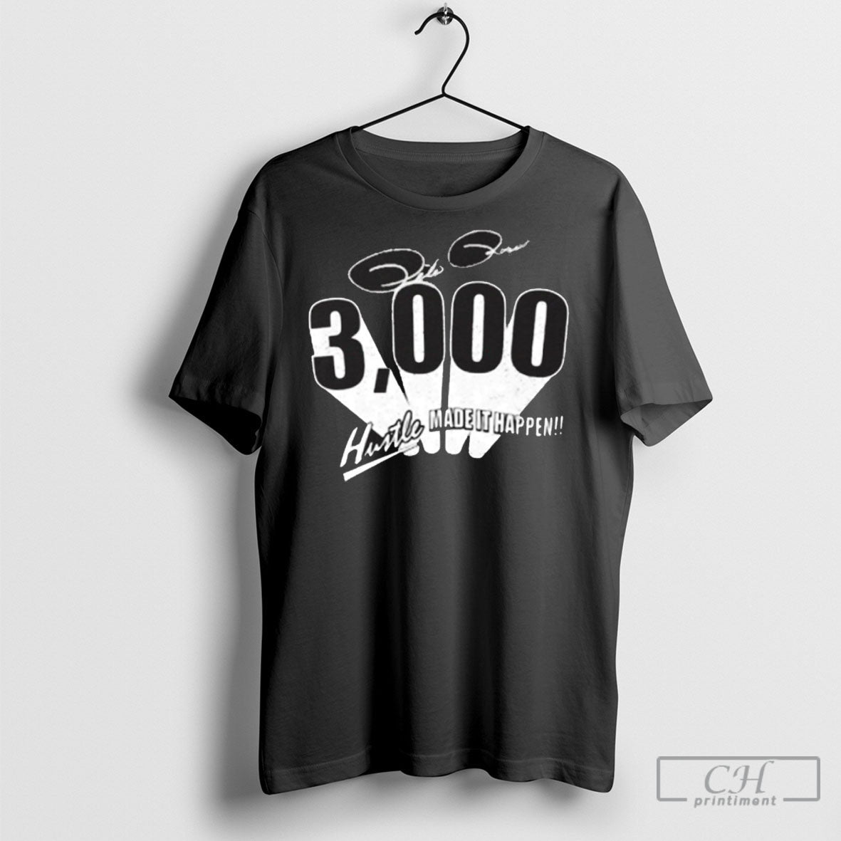Pete Rose 3000 Hits Made It Happen - Adult & Kids T-Shirts, Sweatshirts & Hoodies apparel design preview 1