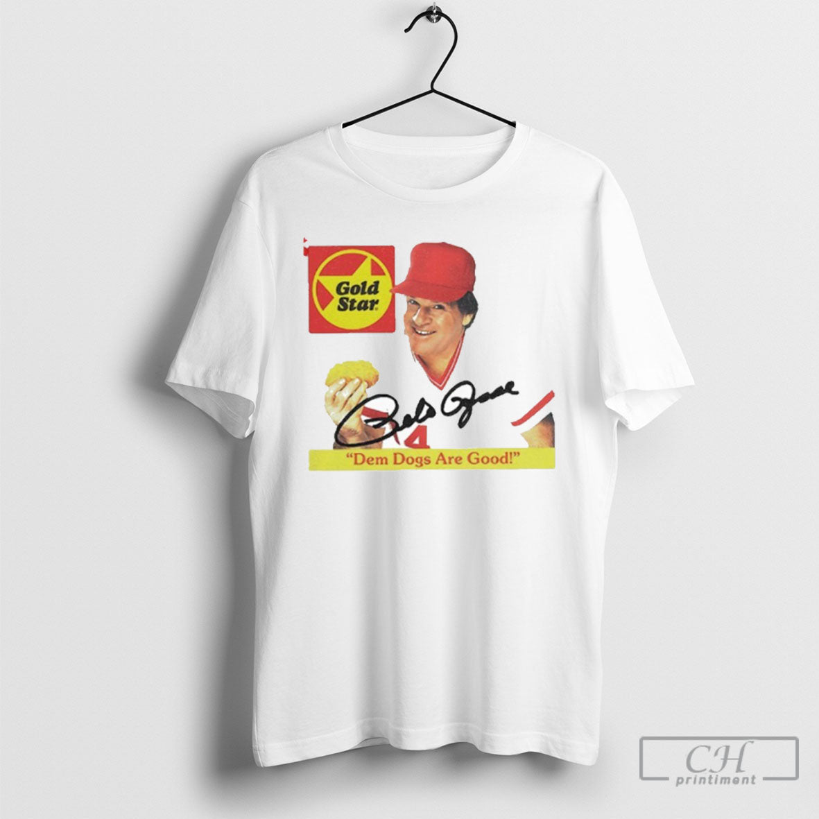Pete Rose Dem Dogs Are Good - Adult & Kids T-Shirts, Sweatshirts & Hoodies apparel design preview 1