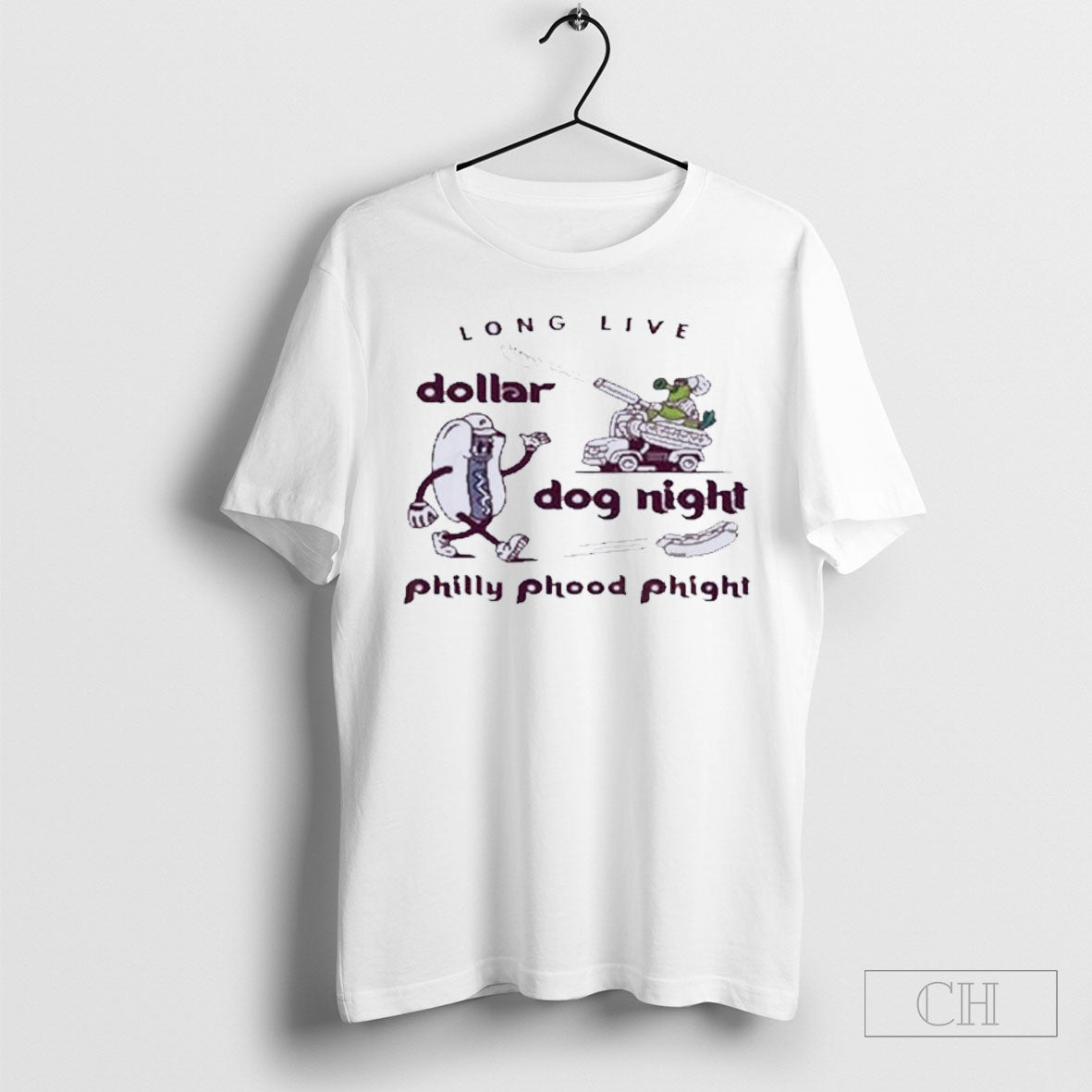 Phillies Long Live Dollar Dog Night Powders Blue - Adult & Kids T-Shirts, Sweatshirts & Hoodies apparel design preview 1