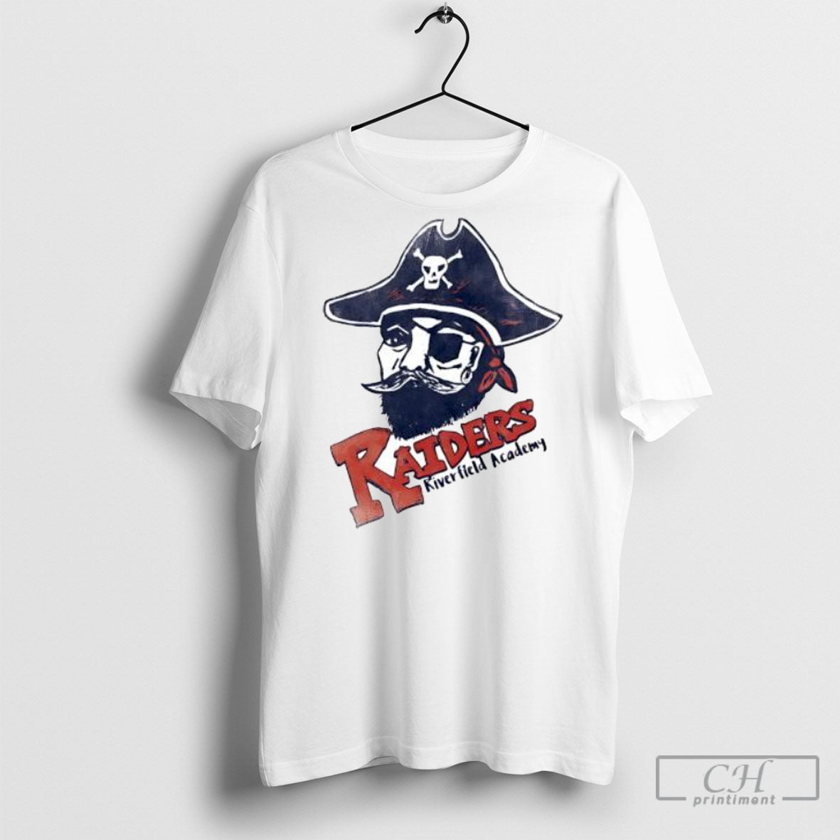 Pirate Raiders Riverfield Academy Logo - Adult & Kids T-Shirts, Sweatshirts & Hoodies apparel design preview 1