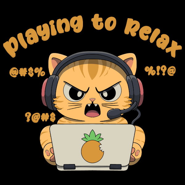 Playing To Relax - Adult & Kids T-Shirts, Sweatshirts & Hoodies apparel design preview 1