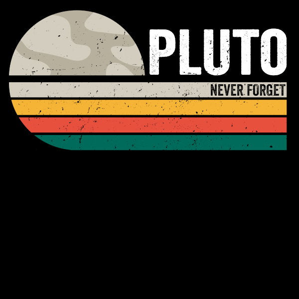 Pluto Vintage - Adult & Kids T-Shirts, Sweatshirts & Hoodies apparel design preview 1
