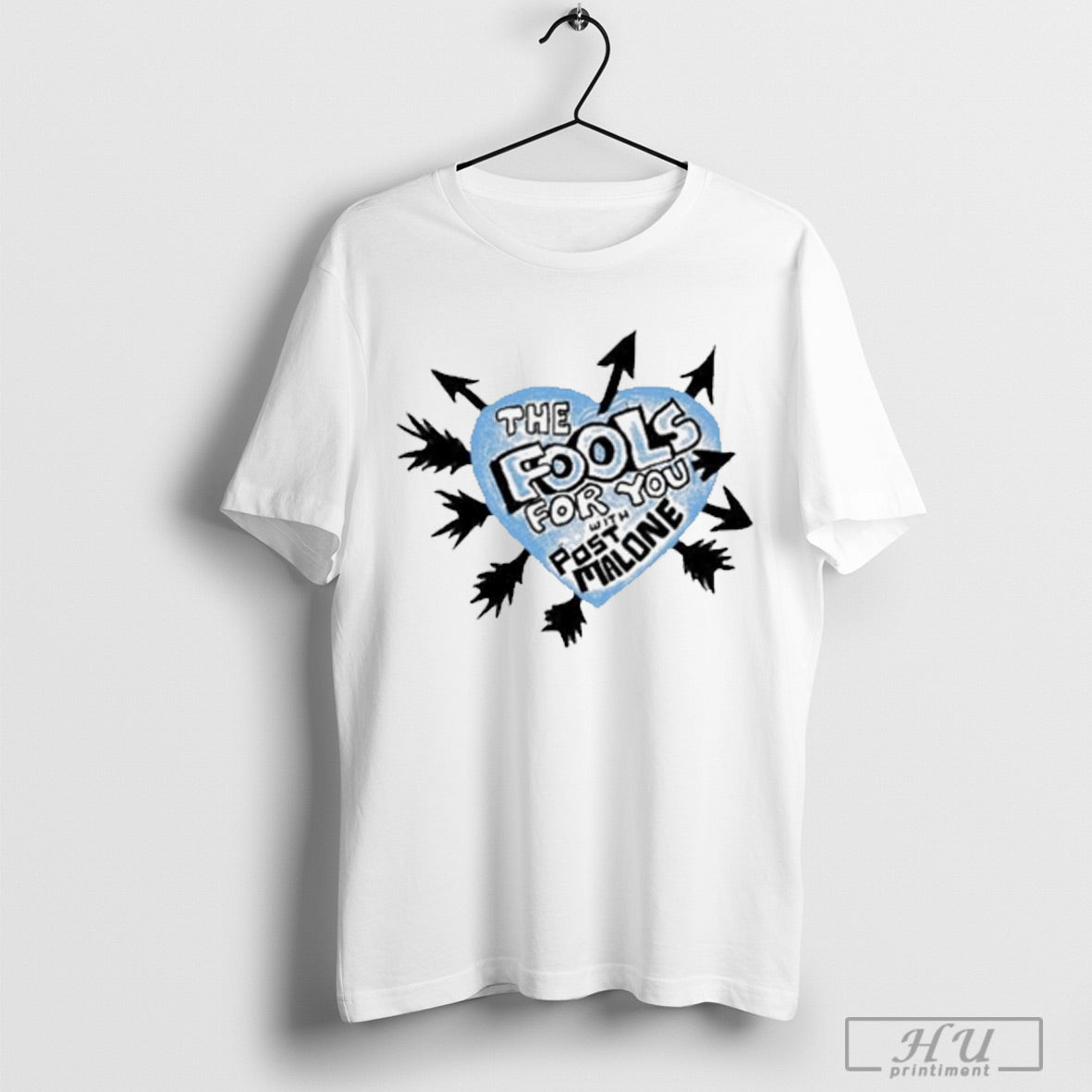Post Malone F 1 Trillion Heart With Arrows - Adult & Kids T-Shirts, Sweatshirts & Hoodies apparel design preview 1