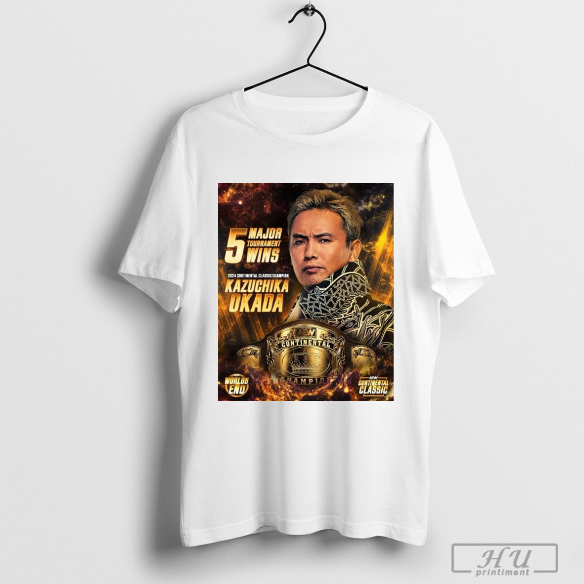 Poster 5 Major Tournament Wins 2024 Continental - Adult & Kids T-Shirts, Sweatshirts & Hoodies apparel design preview 1