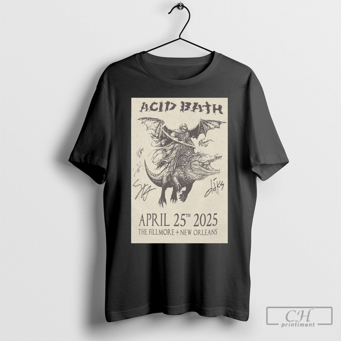 Poster Acid Bath The Fillmore New Orleans April 25th - Adult & Kids T-Shirts, Sweatshirts & Hoodies apparel design preview 1