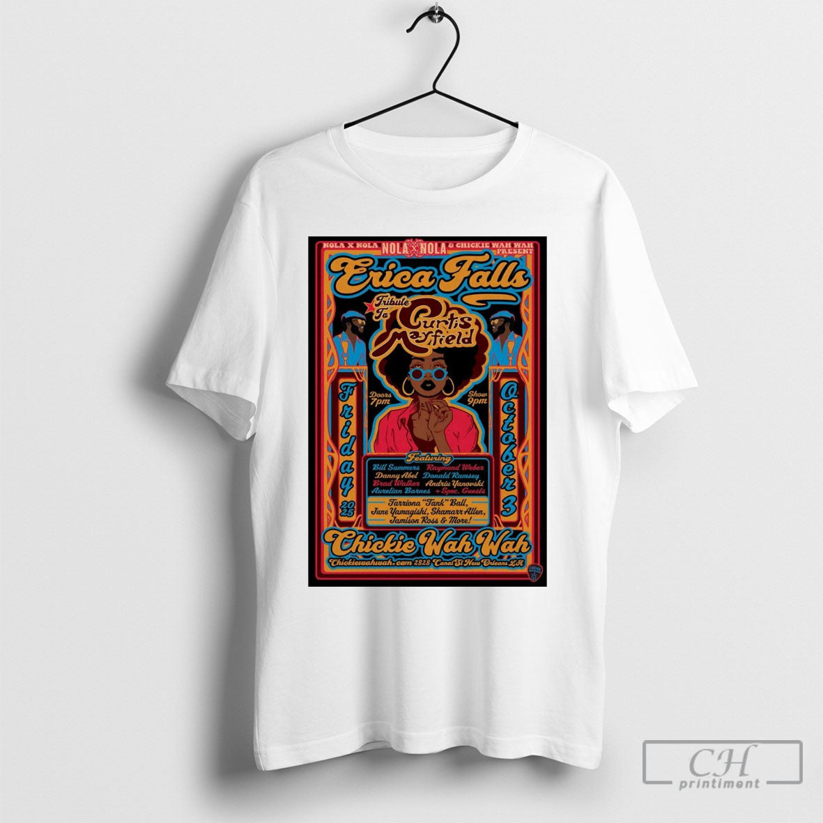 Poster Erica Falls October 3 2025 Chickie Wah Canal - Adult & Kids T-Shirts, Sweatshirts & Hoodies apparel design preview 1