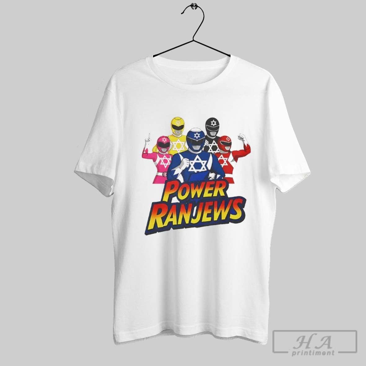 Power Ranjews - Adult & Kids T-Shirts, Sweatshirts & Hoodies apparel design preview 1