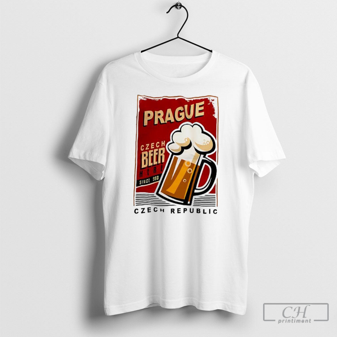 Prague Czech Republic Beer - Adult & Kids T-Shirts, Sweatshirts & Hoodies apparel design preview 1