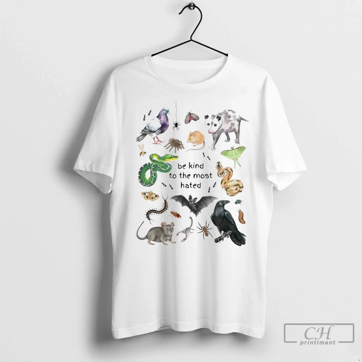 Premium Animal Be Kind To The Most Hated - Adult & Kids T-Shirts, Sweatshirts & Hoodies apparel design preview 1