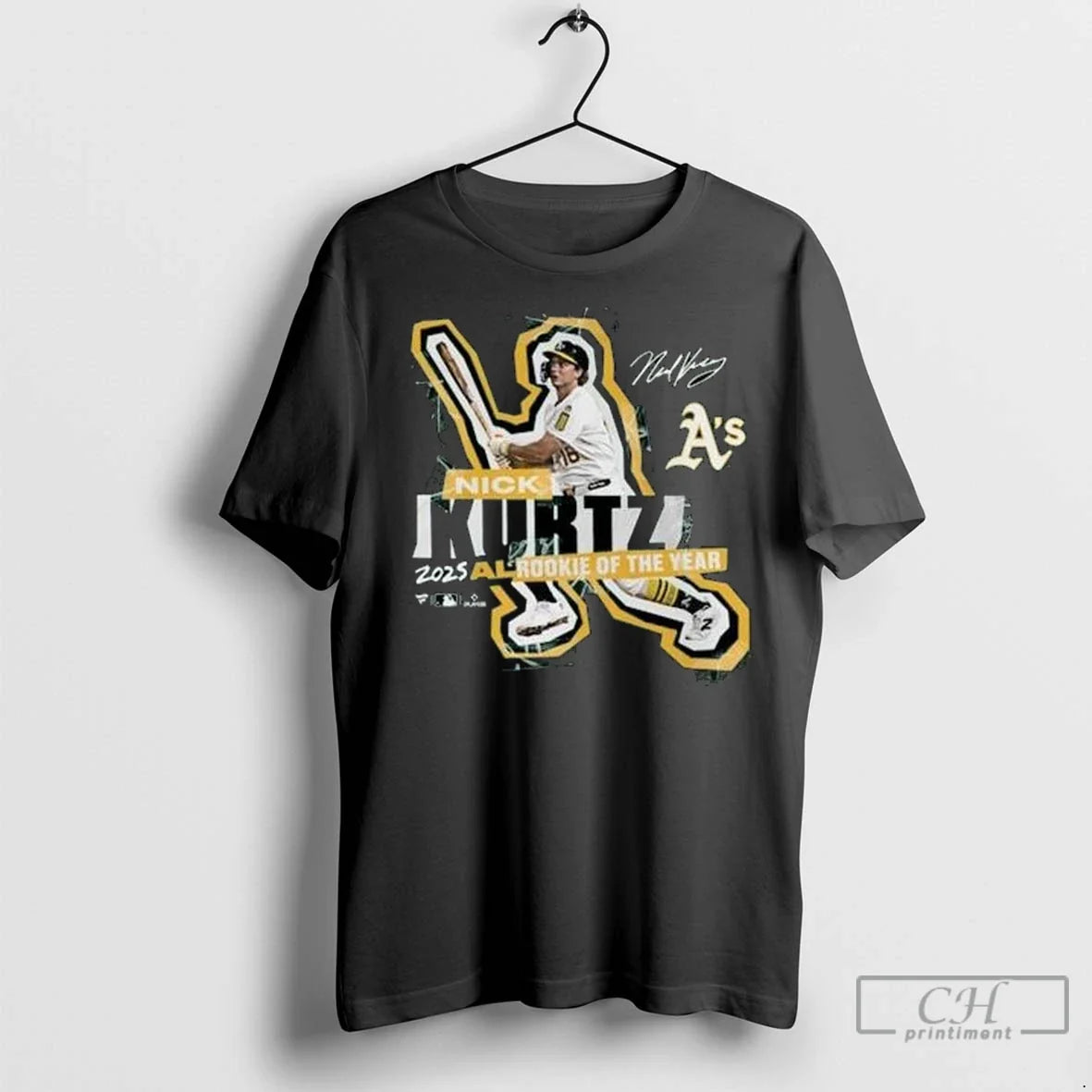 Premium Athletics Nick Kurtz 2025 American League - Adult & Kids T-Shirts, Sweatshirts & Hoodies apparel design preview 1