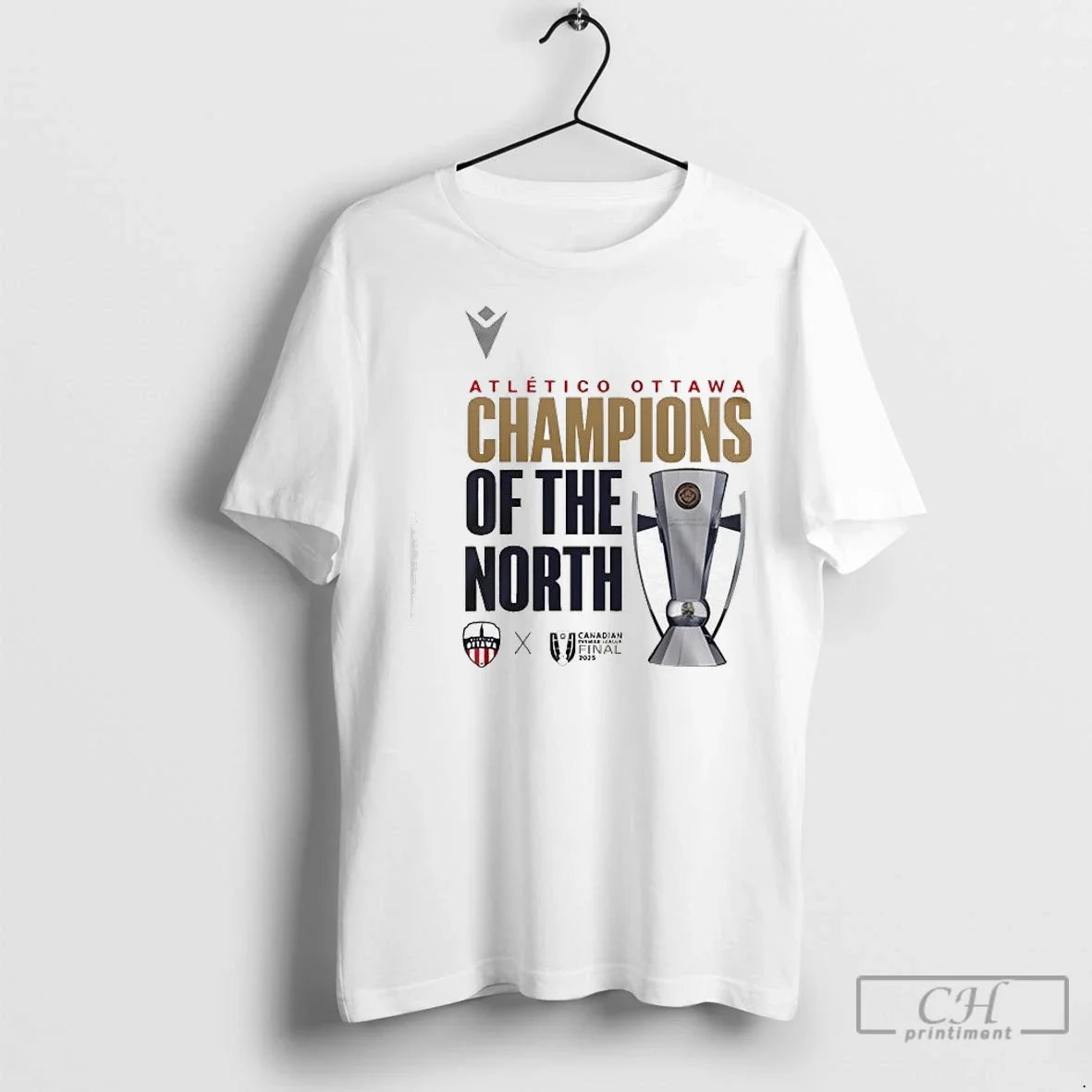 Premium Atletico Ottawa Champions Of The North - Adult & Kids T-Shirts, Sweatshirts & Hoodies apparel design preview 1
