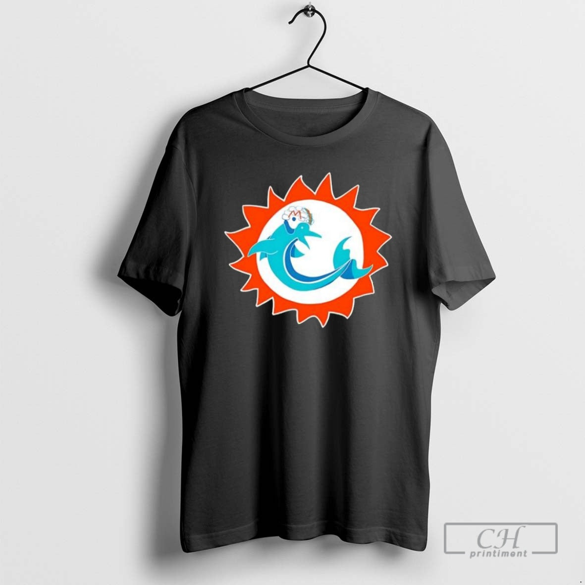Premium Awesome Cursed Guardian Miami Dolphins - Adult & Kids T-Shirts, Sweatshirts & Hoodies apparel design preview 1