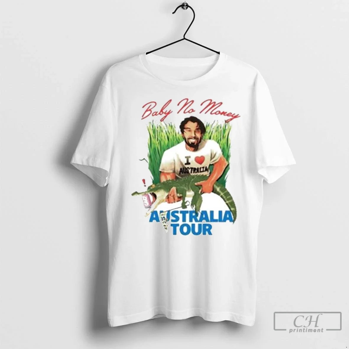 Premium Bbnos Baby No Money Australia 2025 Tour - Adult & Kids T-Shirts, Sweatshirts & Hoodies apparel design preview 1