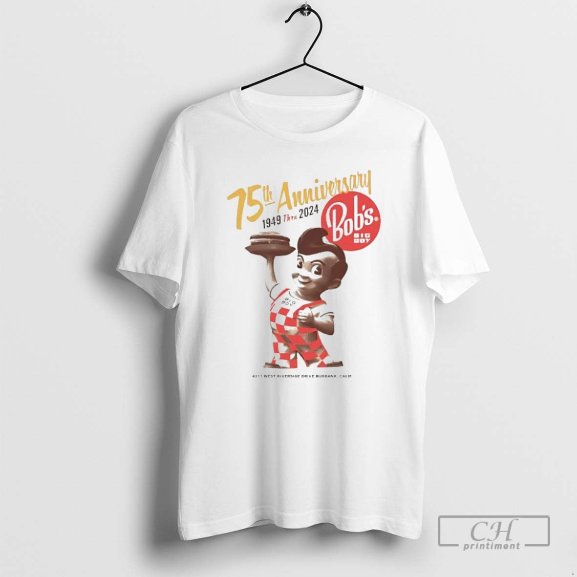 Premium Bobs Big Boy 75th Anniversary 1949 There 2024 - Adult & Kids T-Shirts, Sweatshirts & Hoodies apparel design preview 1