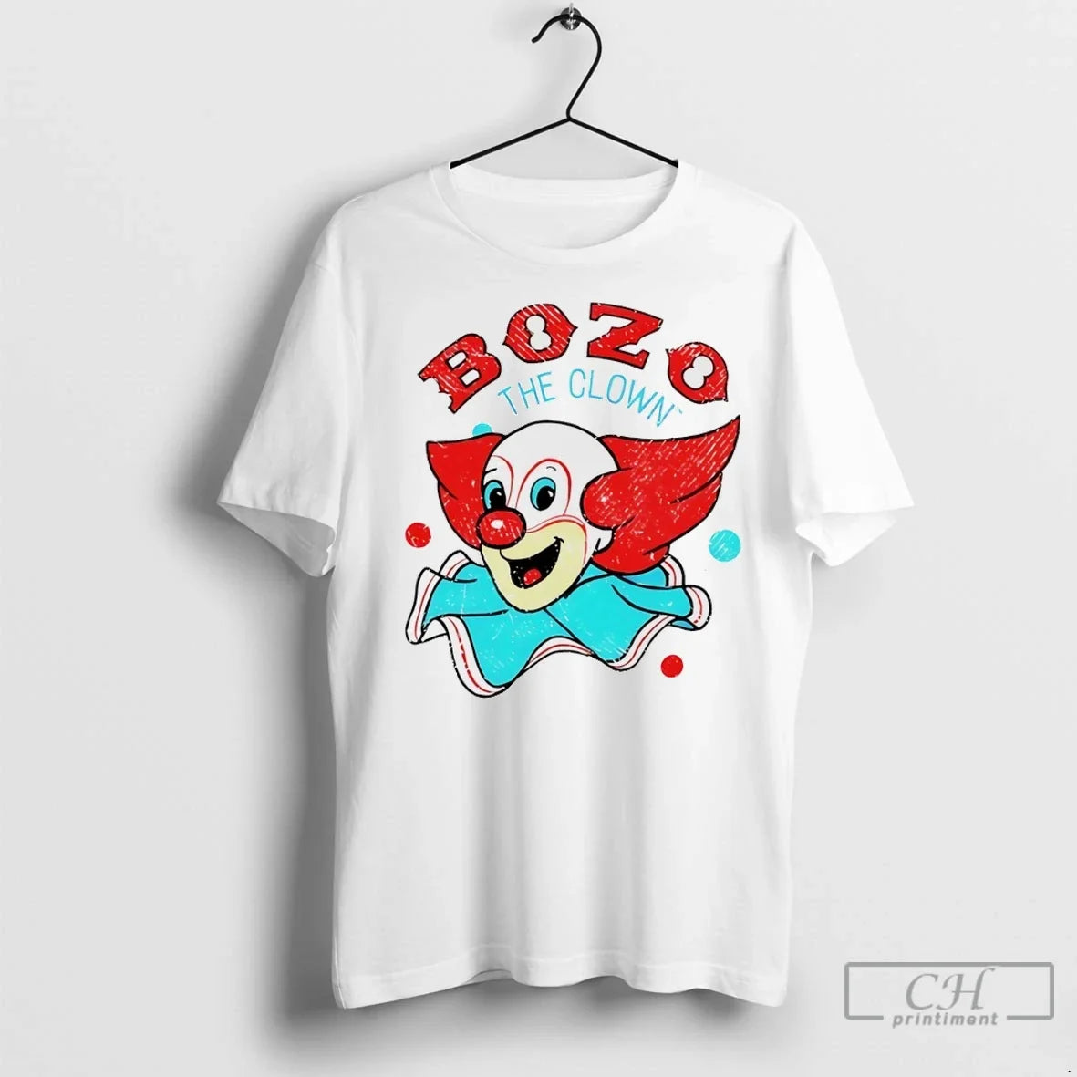 Premium Bozo The Clown Retro Cartoon - Adult & Kids T-Shirts, Sweatshirts & Hoodies apparel design preview 1