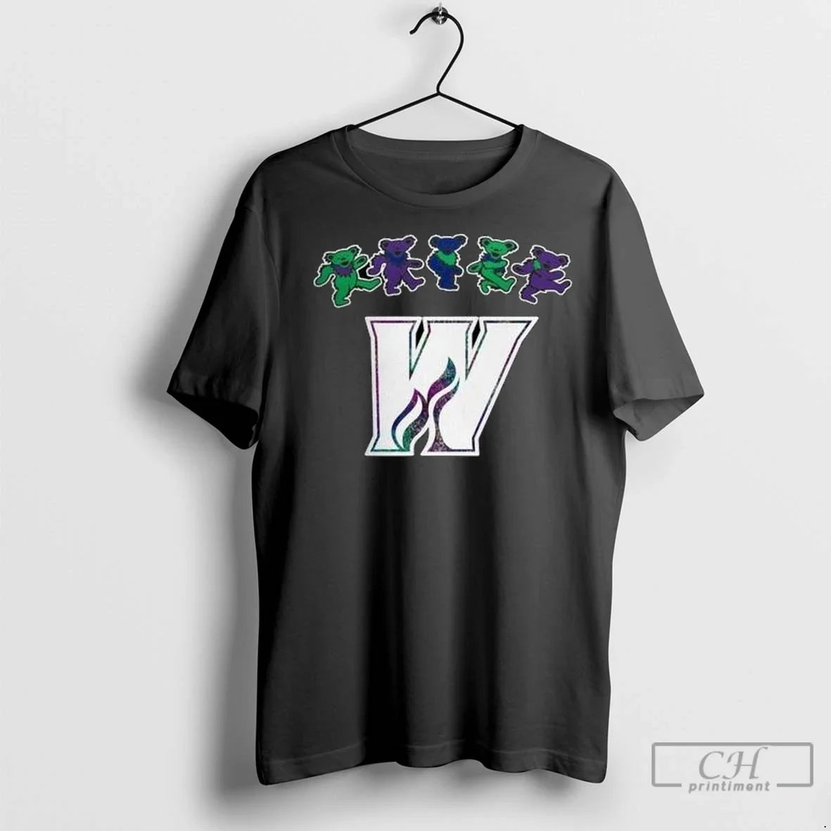 Premium Calgary Wranglers X Grateful Dead 60 Years - Adult & Kids T-Shirts, Sweatshirts & Hoodies apparel design preview 1