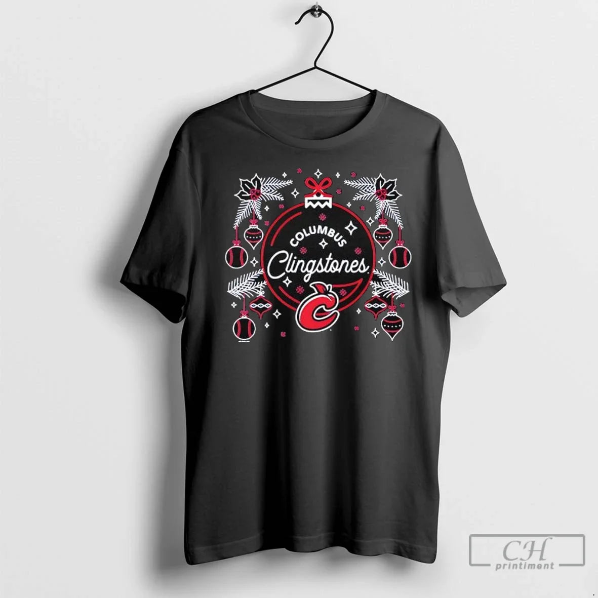 Premium Columbus Clingstones Carols Christmas - Adult & Kids T-Shirts, Sweatshirts & Hoodies apparel design preview 1