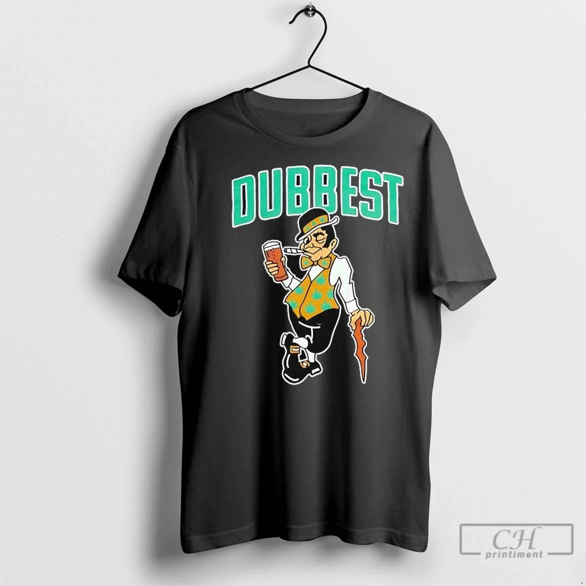 Premium Dubbest Boston Celtics Mascot - Adult & Kids T-Shirts, Sweatshirts & Hoodies apparel design preview 1