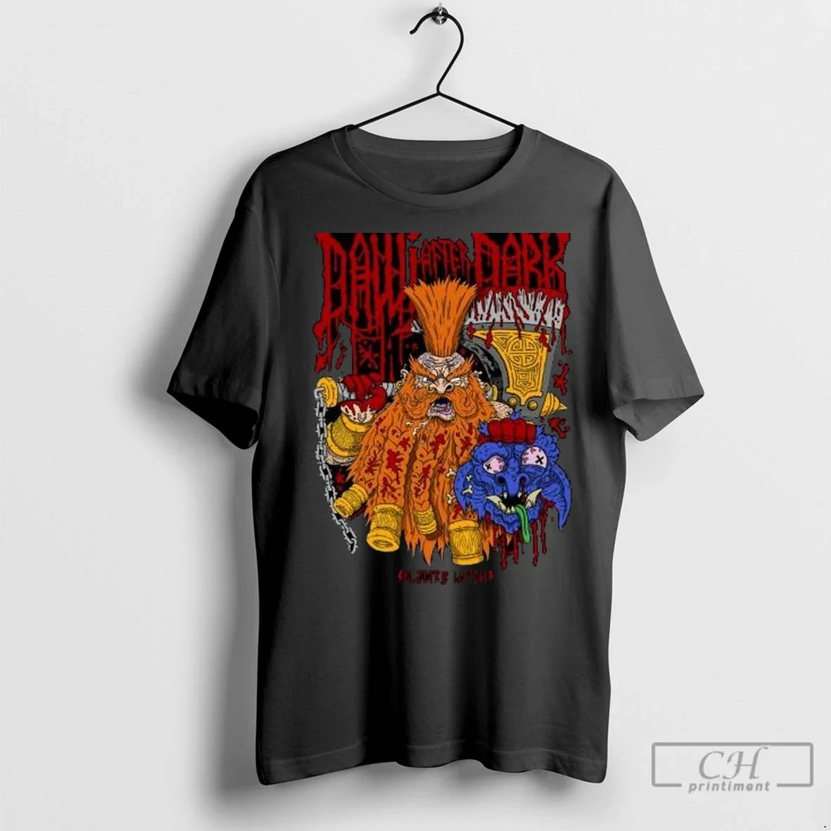 Premium Electric Dawi After Dark Circle Black - Adult & Kids T-Shirts, Sweatshirts & Hoodies apparel design preview 1