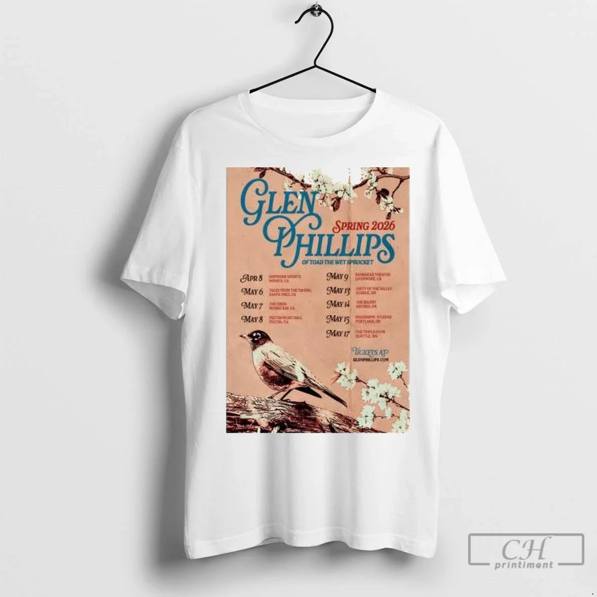 Premium Glen Phillips Of Toad The Wet Sprocket Spring - Adult & Kids T-Shirts, Sweatshirts & Hoodies apparel design preview 1
