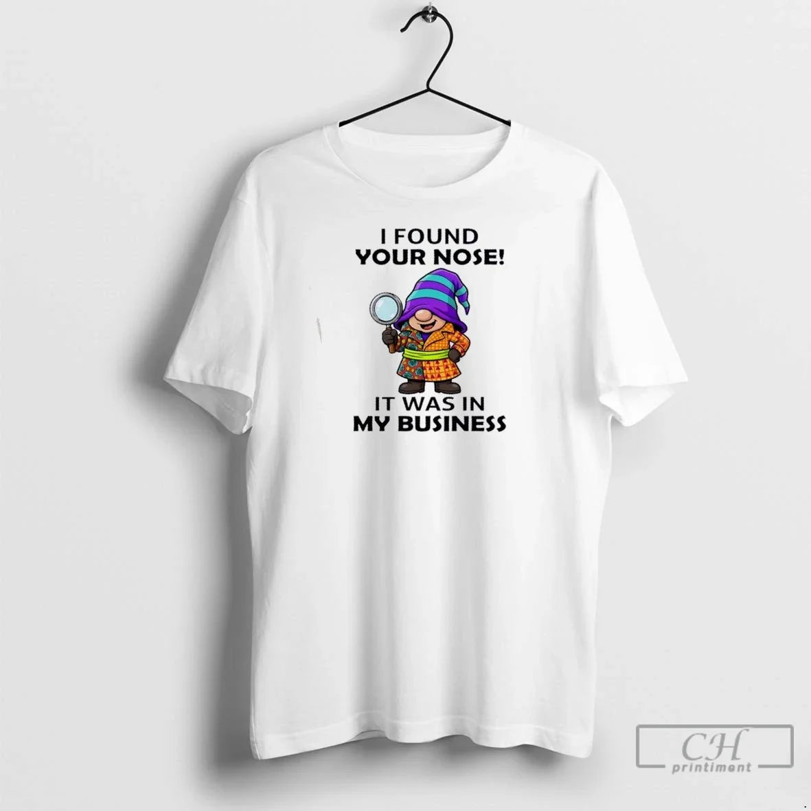 Premium Gnomes I Found Your Nose It Was In My - Adult & Kids T-Shirts, Sweatshirts & Hoodies apparel design preview 1