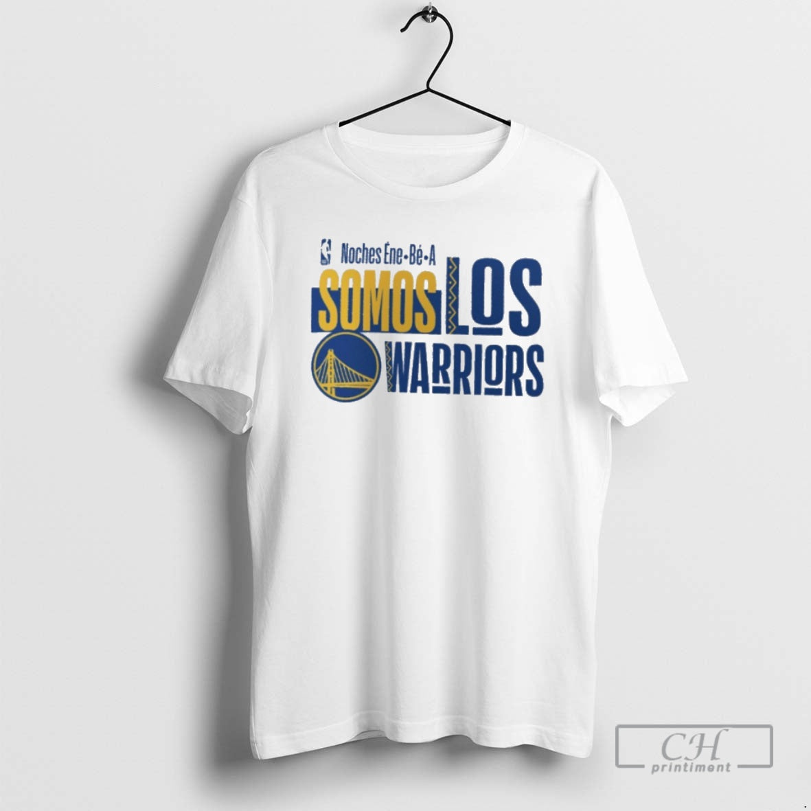 Premium Golden State Warriors Nba 2025 Noches Ene Be - Adult & Kids T-Shirts, Sweatshirts & Hoodies apparel design preview 1