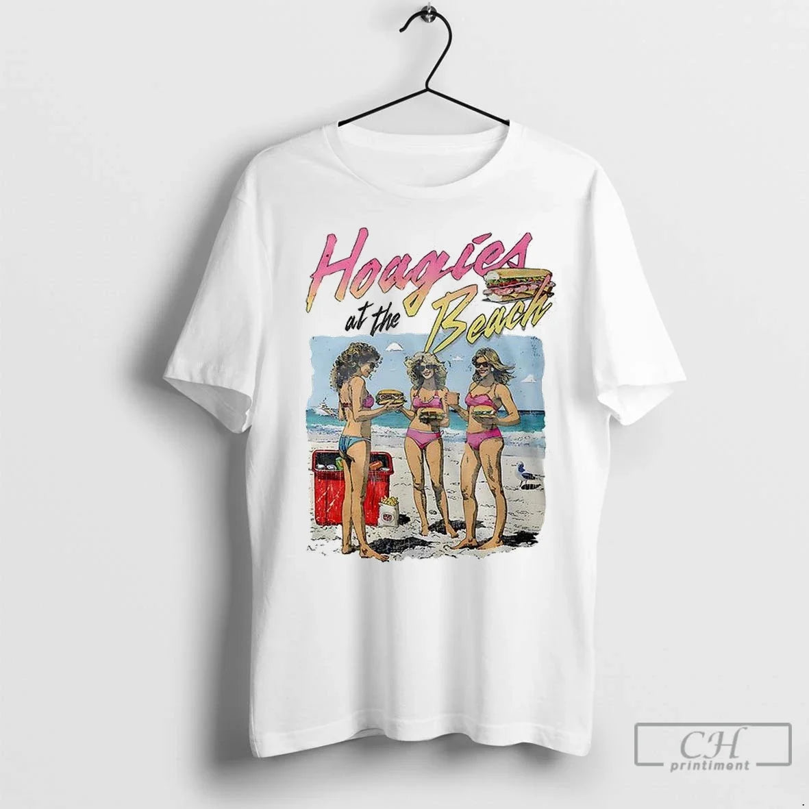 Premium Hoagies At The Beach - Adult & Kids T-Shirts, Sweatshirts & Hoodies apparel design preview 1