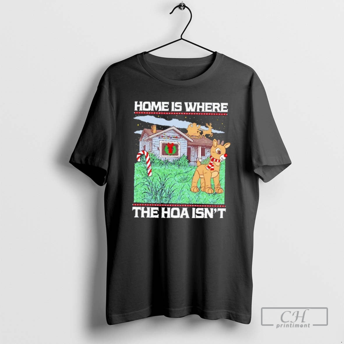 Premium Home Is Where The Hoa Isnt Sweater - Adult & Kids T-Shirts, Sweatshirts & Hoodies apparel design preview 1