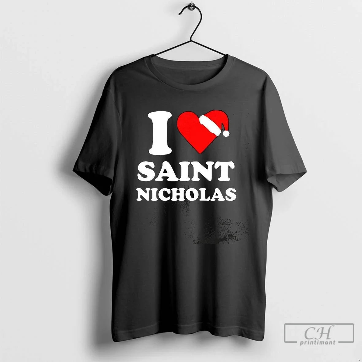 Premium I Love Saint Nicholas Christmas - Adult & Kids T-Shirts, Sweatshirts & Hoodies apparel design preview 1