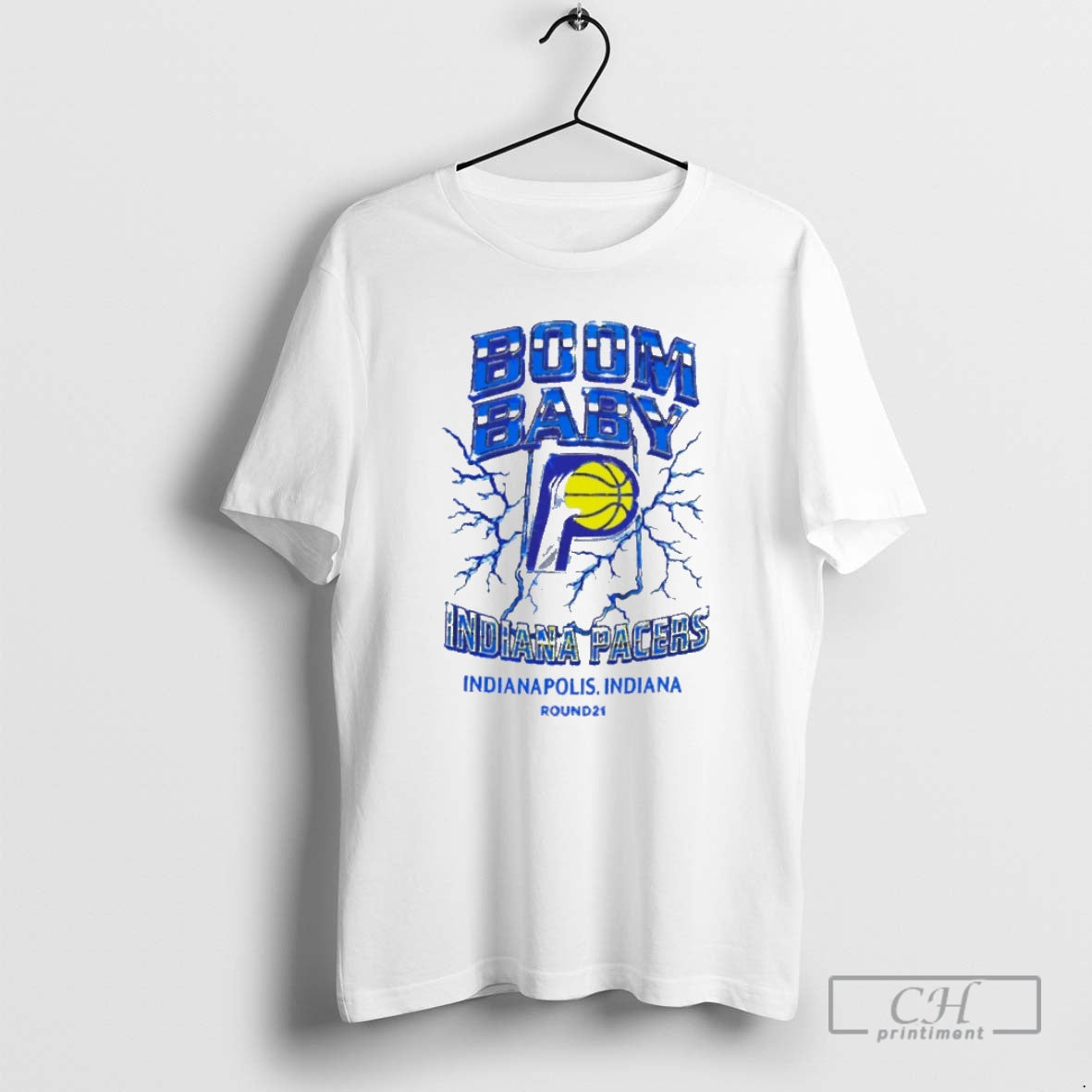 Premium Indiana Pacers Nba 2025 2026 Boom Baby - Adult & Kids T-Shirts, Sweatshirts & Hoodies apparel design preview 1