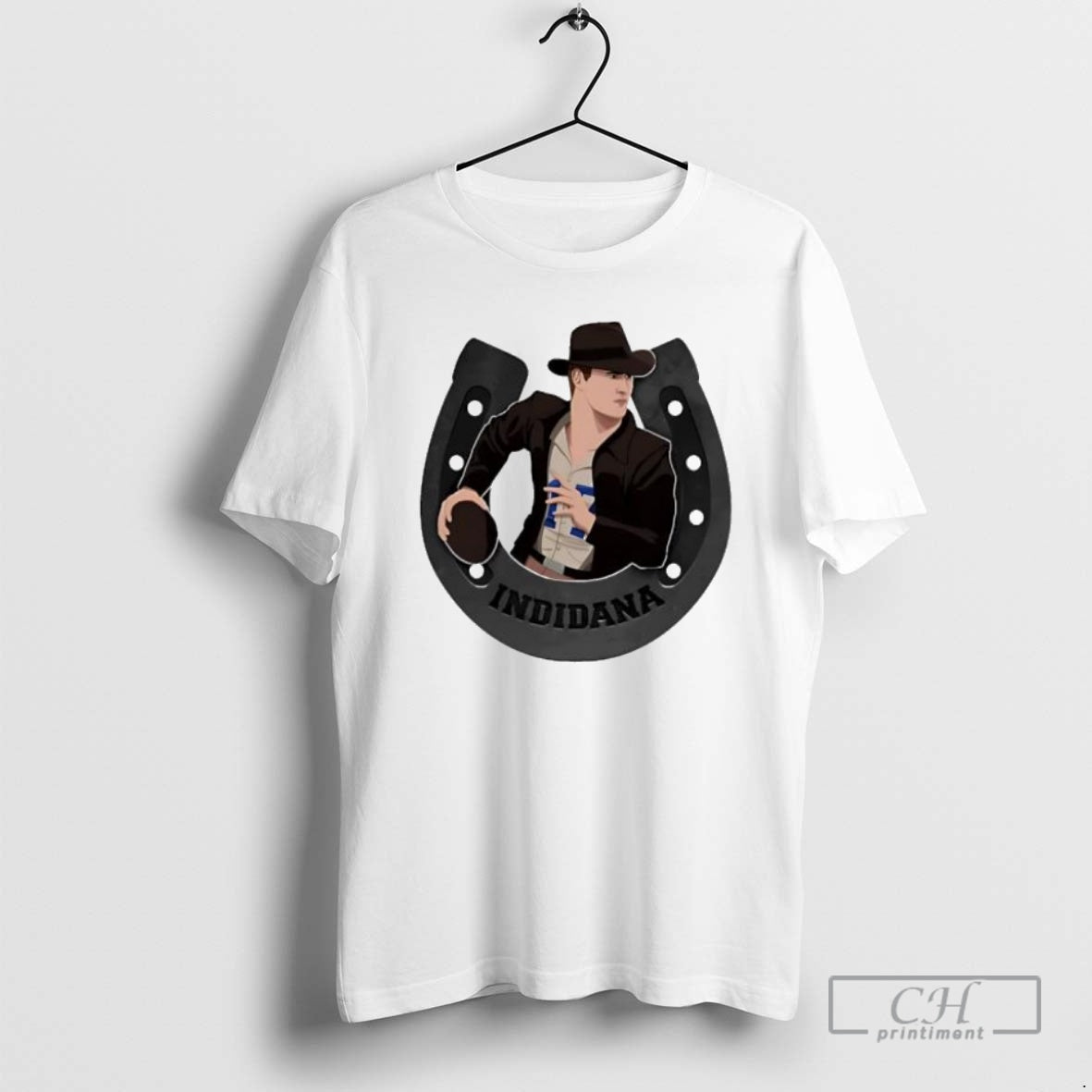 Premium Indianapolis Colts Daniel Jones Cowboy - Adult & Kids T-Shirts, Sweatshirts & Hoodies apparel design preview 1