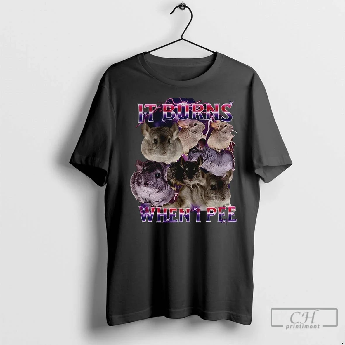 Premium It Burns When I Pie Vintage - Adult & Kids T-Shirts, Sweatshirts & Hoodies apparel design preview 1