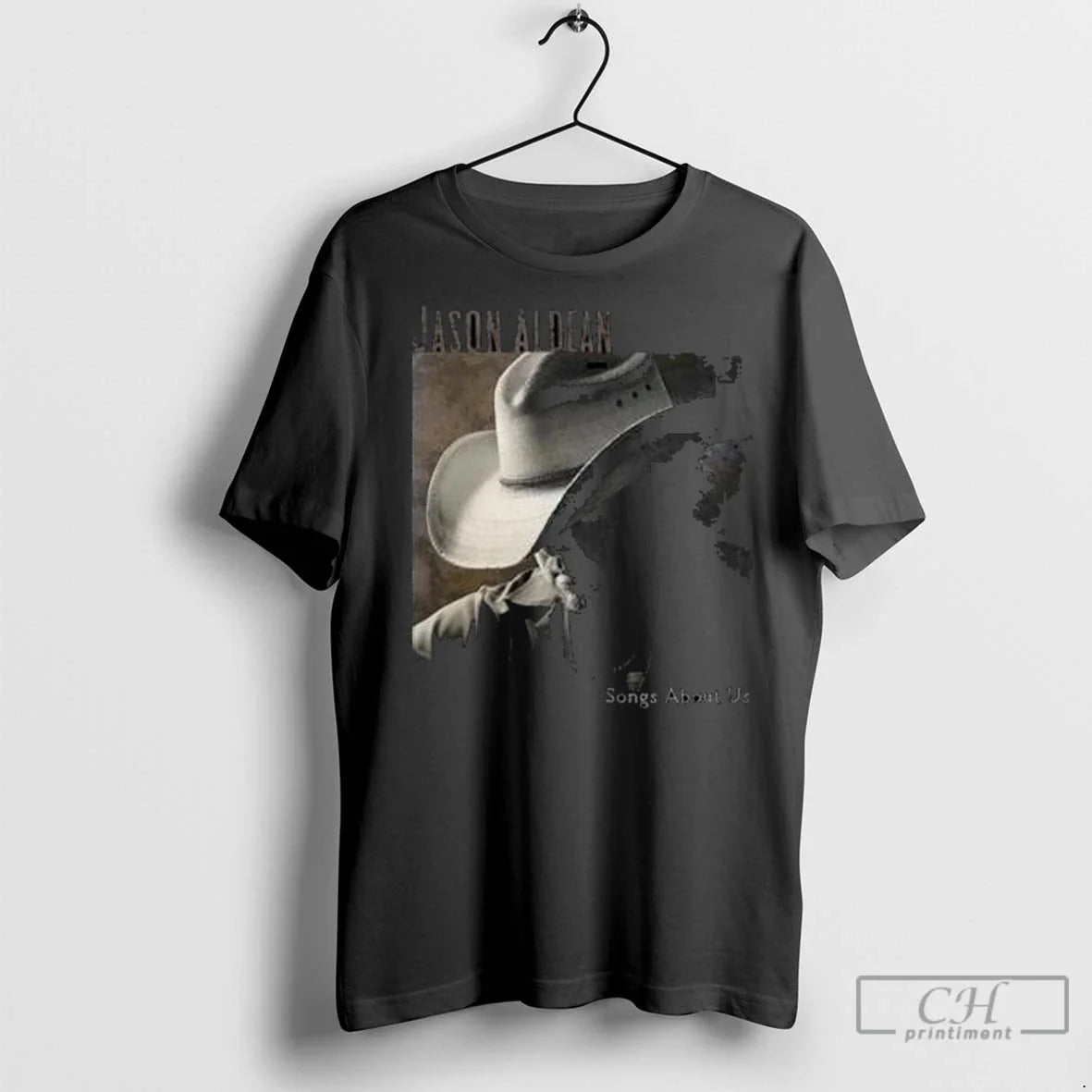 Premium Jason Aldean Songs About Us Graphic Circle - Adult & Kids T-Shirts, Sweatshirts & Hoodies apparel design preview 1
