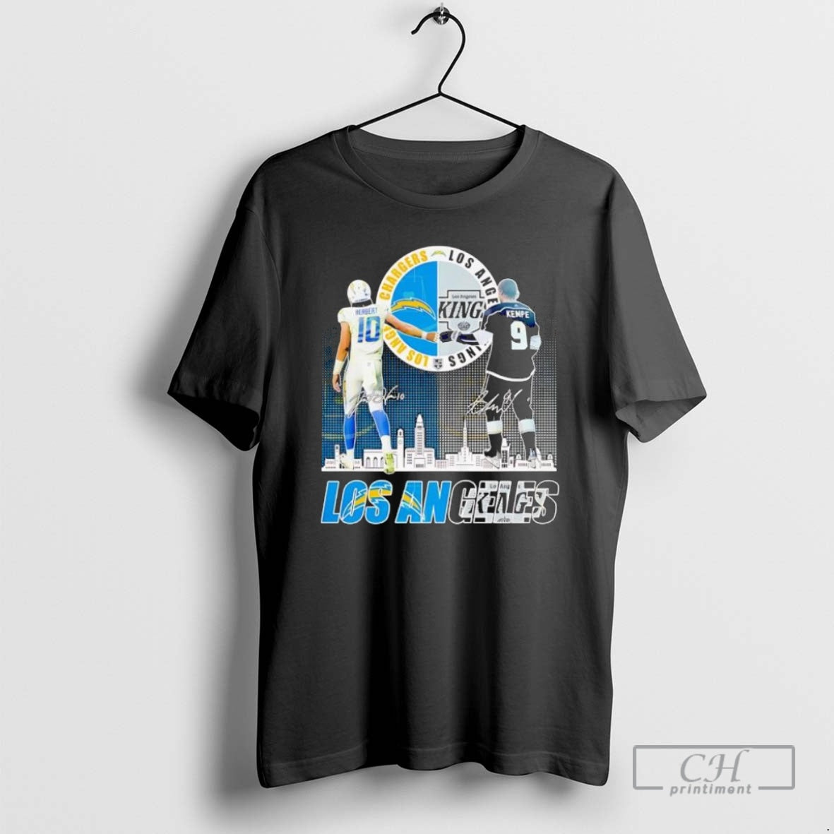 Premium Los Angeles Chargers X King Signature Sweater - Adult & Kids T-Shirts, Sweatshirts & Hoodies apparel design preview 1