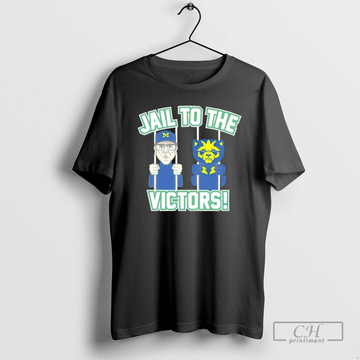 Premium Michigan State Spartans Jail To The Victors - Adult & Kids T-Shirts, Sweatshirts & Hoodies apparel design preview 1