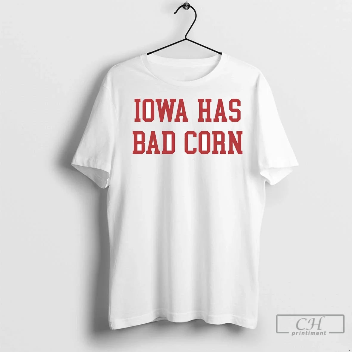 Premium Nebraska Cornhuskers Iowa Has Bad Corn - Adult & Kids T-Shirts, Sweatshirts & Hoodies apparel design preview 1