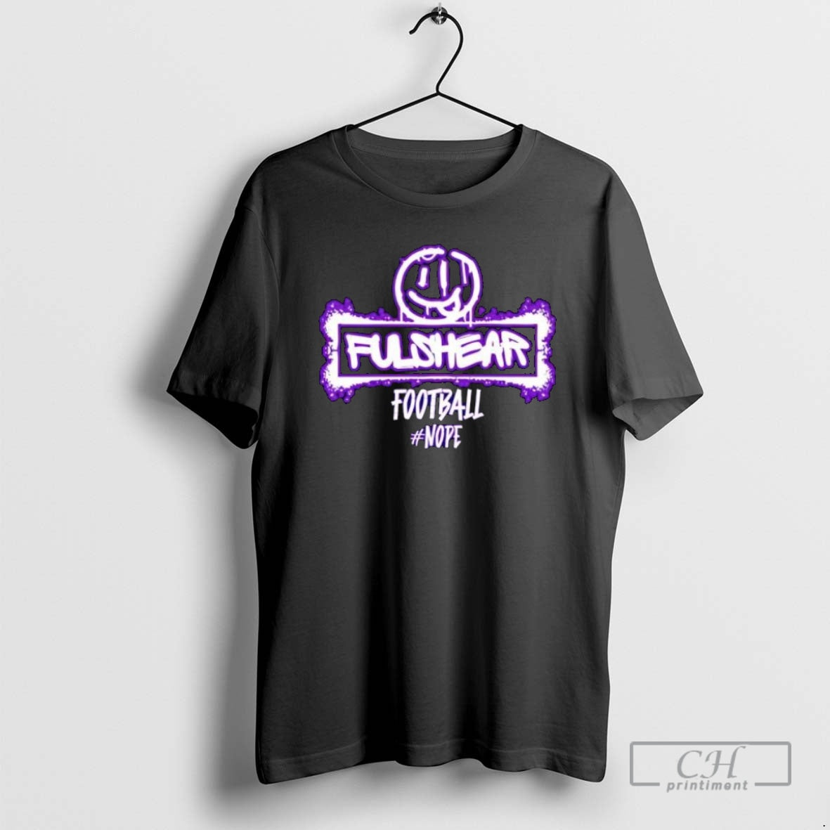 Premium Nice Fulshear Football Hashtag Nope Neon - Adult & Kids T-Shirts, Sweatshirts & Hoodies apparel design preview 1