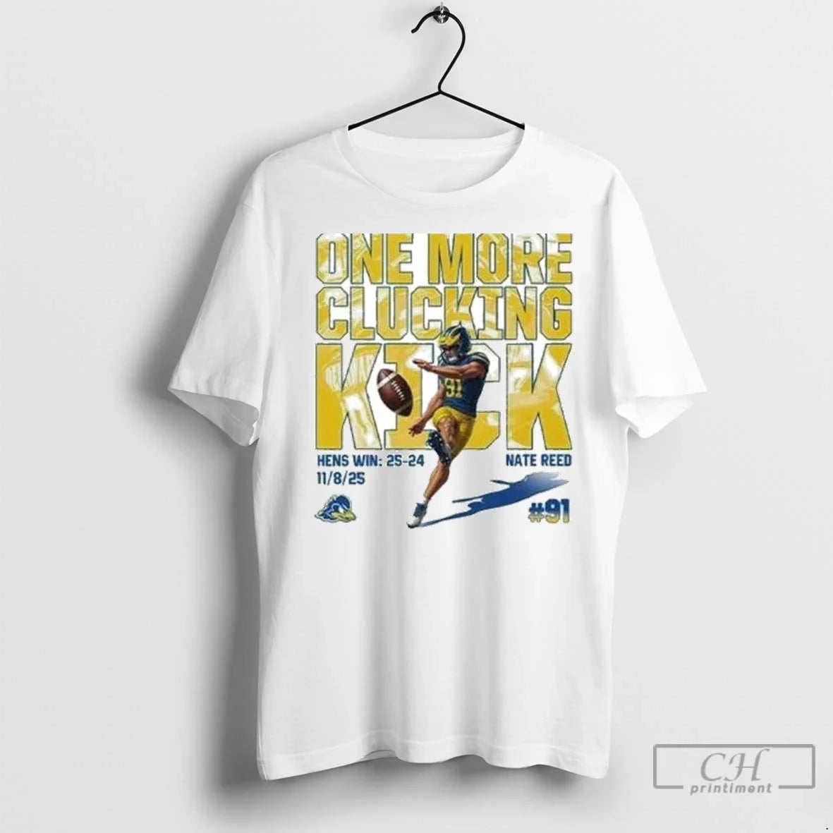 Premium One More Clucking Kick Nate Reed 2025 Circle - Adult & Kids T-Shirts, Sweatshirts & Hoodies apparel design preview 1