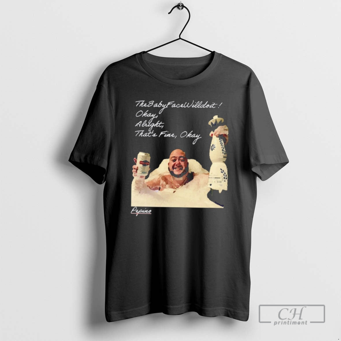 Premium Pepino The Baby Face Will Do It Sweater - Adult & Kids T-Shirts, Sweatshirts & Hoodies apparel design preview 1