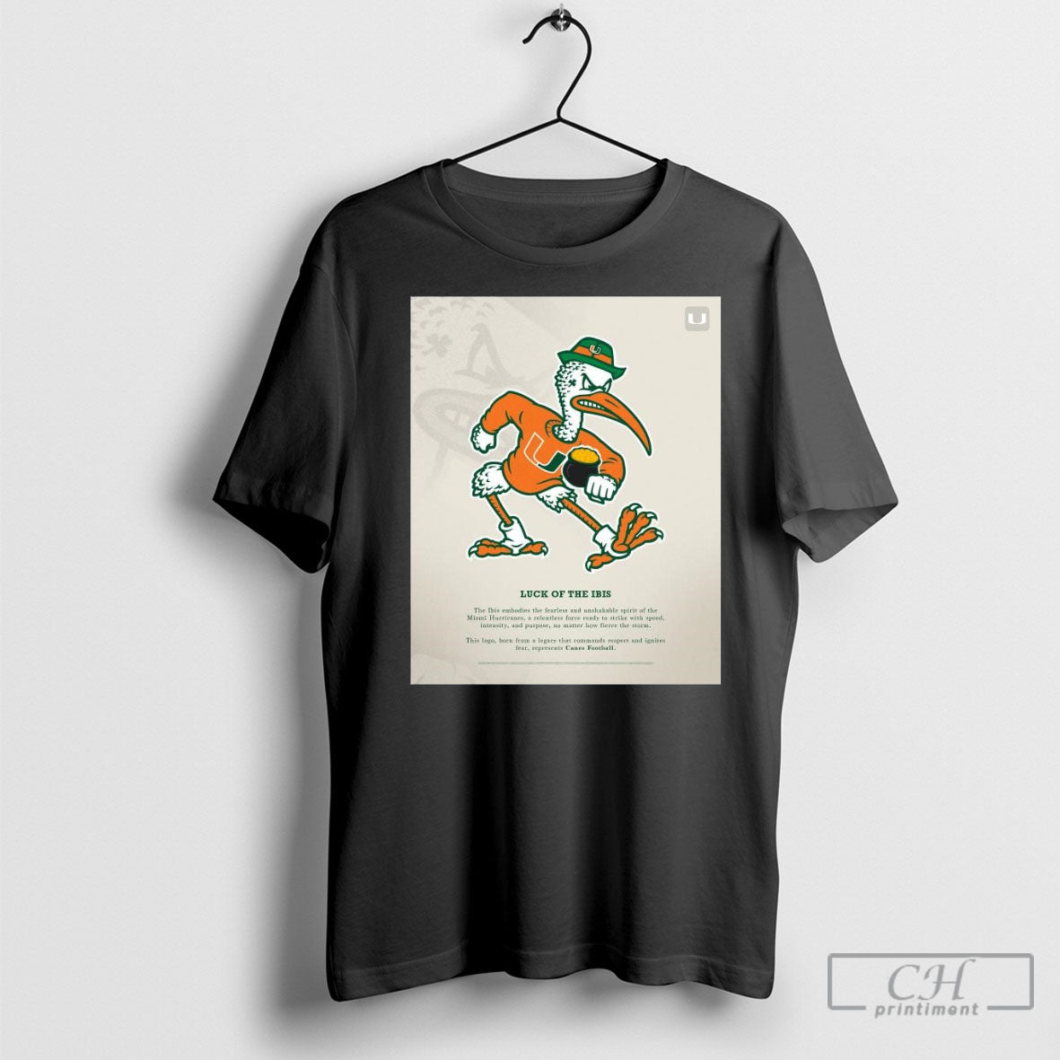 Premium Poster Luck Of The Ibis Embodies Fearless And - Adult & Kids T-Shirts, Sweatshirts & Hoodies apparel design preview 1