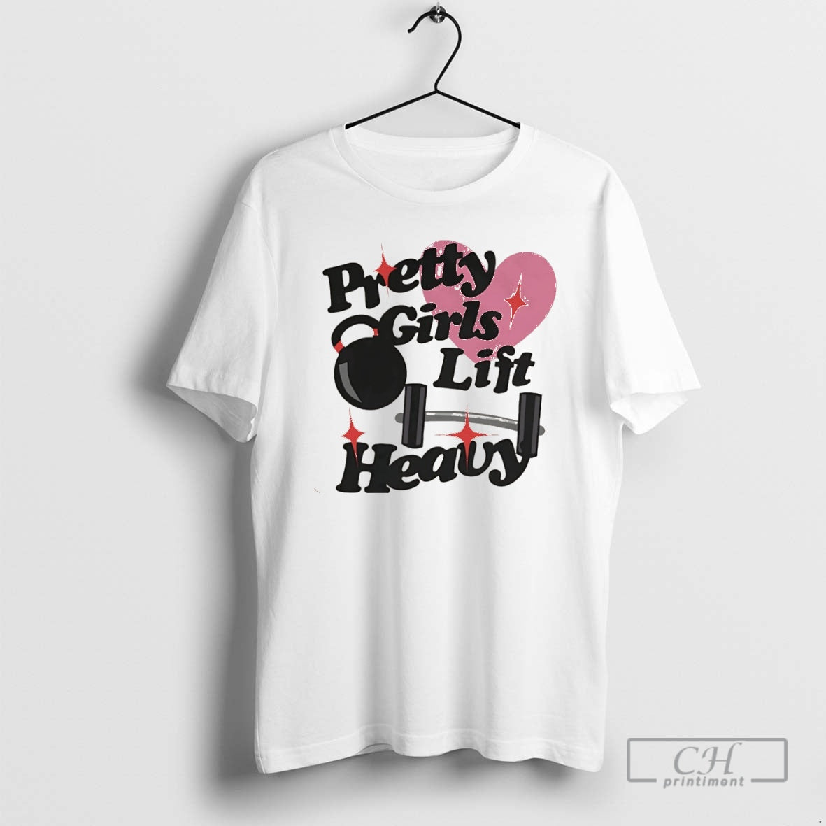 Premium Pretty Girls Lift Heavy Icon Christmas - Adult & Kids T-Shirts, Sweatshirts & Hoodies apparel design preview 1