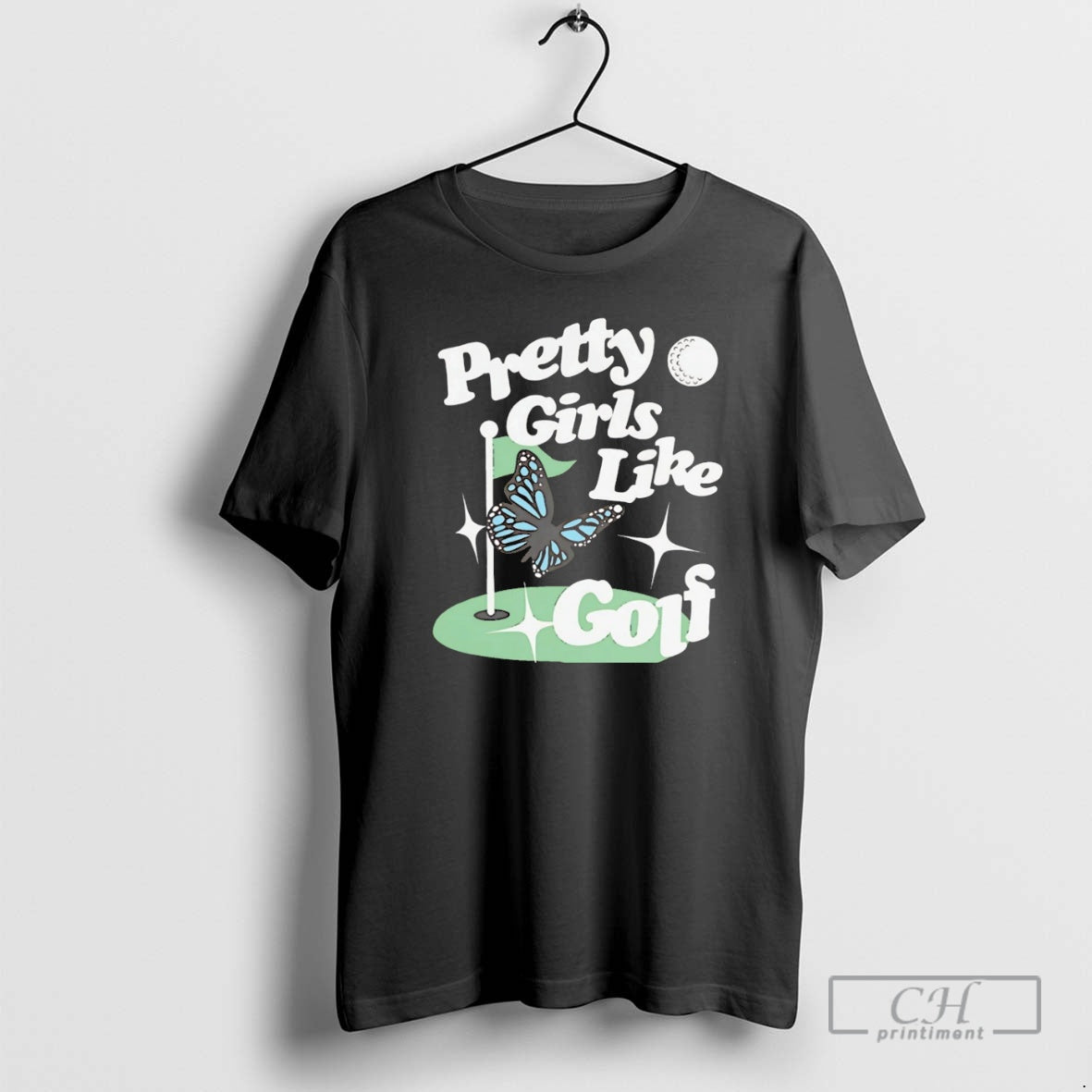 Premium Pretty Girls Like Golf Icon Christmas Sweater - Adult & Kids T-Shirts, Sweatshirts & Hoodies apparel design preview 1