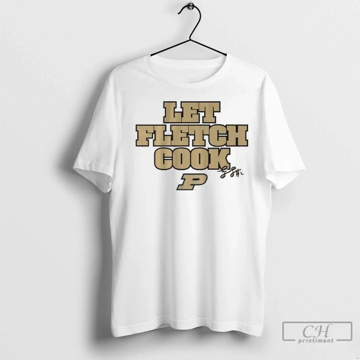 Premium Purdue Basketball Fletcher Loyer Let Fletch - Adult & Kids T-Shirts, Sweatshirts & Hoodies apparel design preview 1