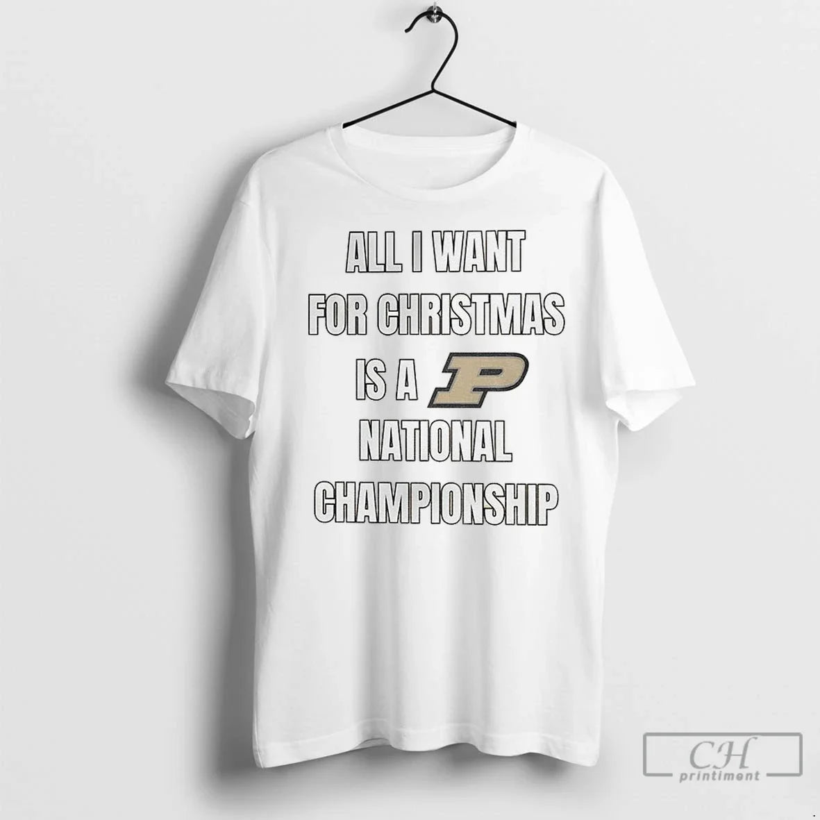 Premium Purdue University All I Want For Christmas Is - Adult & Kids T-Shirts, Sweatshirts & Hoodies apparel design preview 1