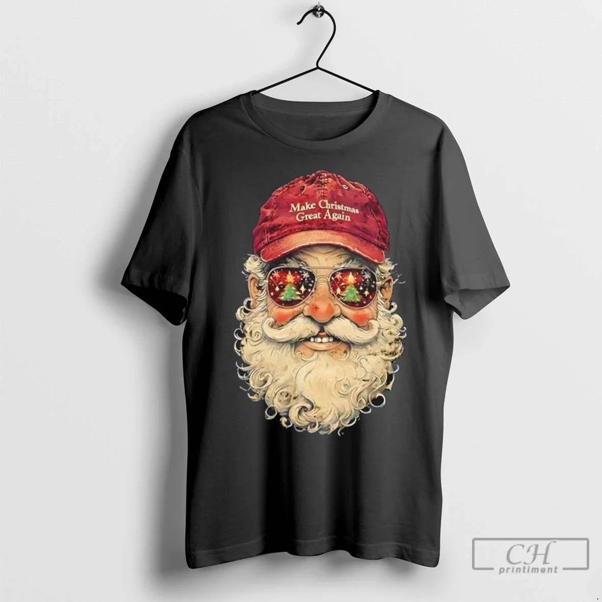 Premium Retro Santa Claus Make Christmas Great Again - Adult & Kids T-Shirts, Sweatshirts & Hoodies apparel design preview 1